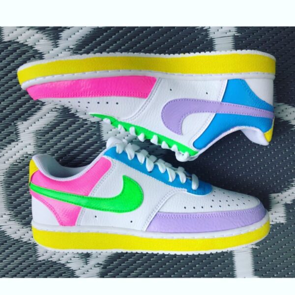 Green Pink Purple-Air Force One Custom