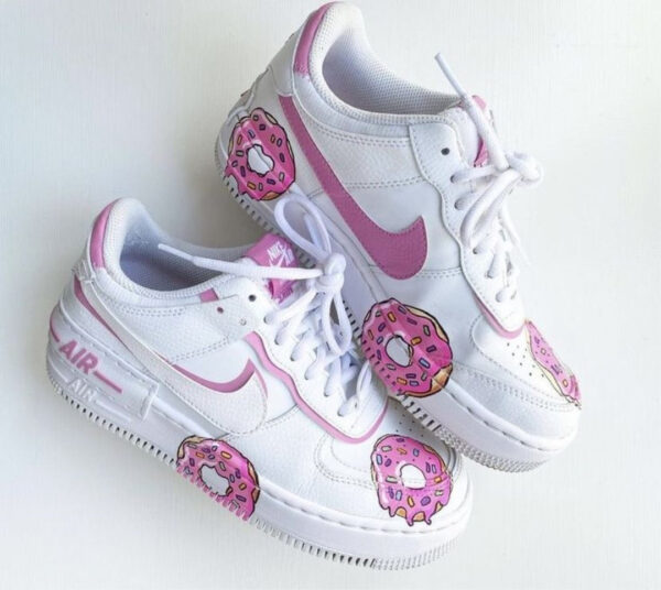 PINK DONUT CUSTOM AIR FORCE 1