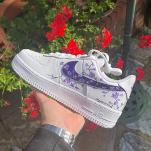 PURPLE SAKURA CUSTOM AIR FORCE 1