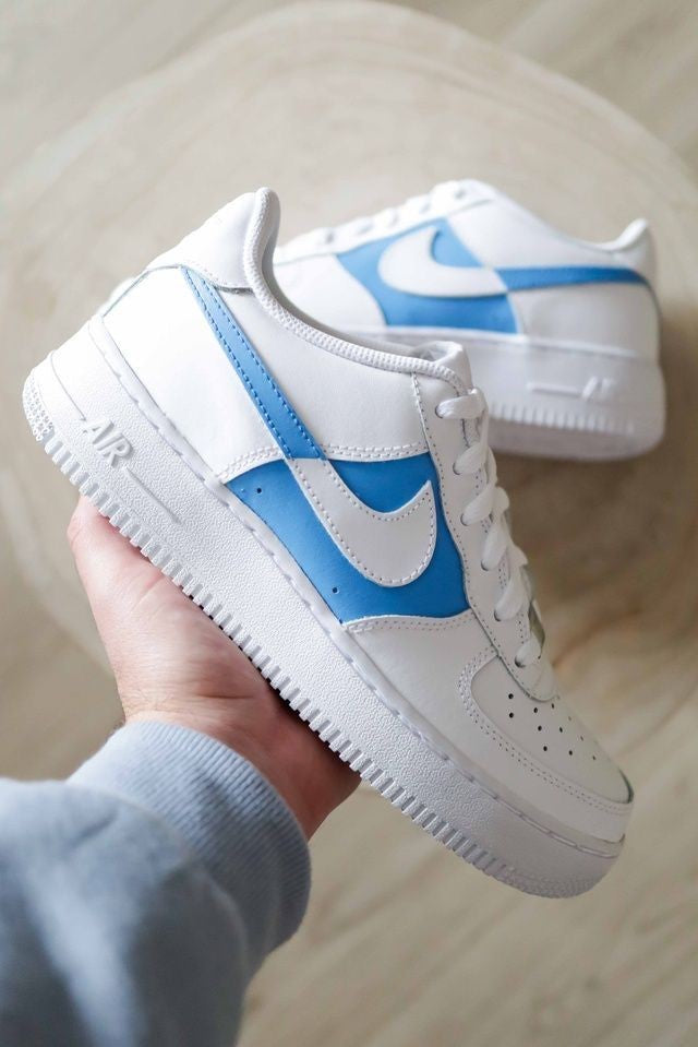 BLUE WHITE CUSTOM AIR FORCE 1