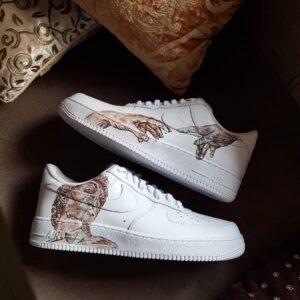 SCULPTURE HAND BROWN CUSTOM AIR FORCE 1