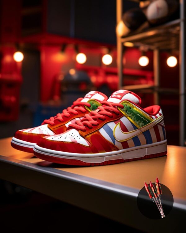 RED GREEN BLUE SPARK CUSTOM AIR FORCE 1
