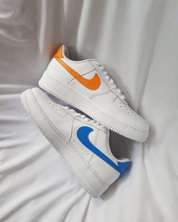 CARTOON DUCK RABBIT BLUE ORANGE CUSTOM AIR FORCE 1 - Image 9