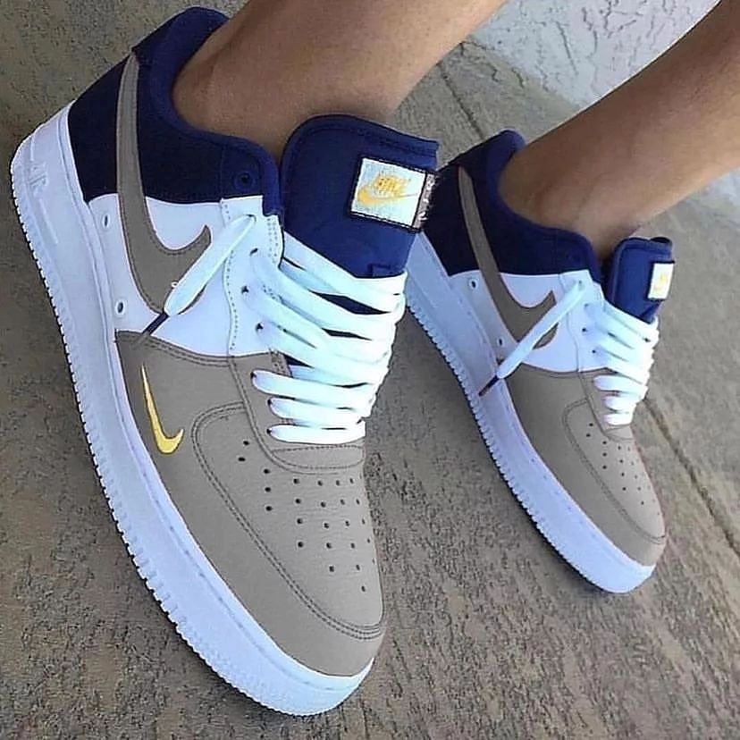BLUE GRAY CUSTOM AIR FORCE 1