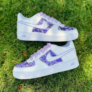 PURPLE PAISLEY CUSTOM AIR FORCE 1