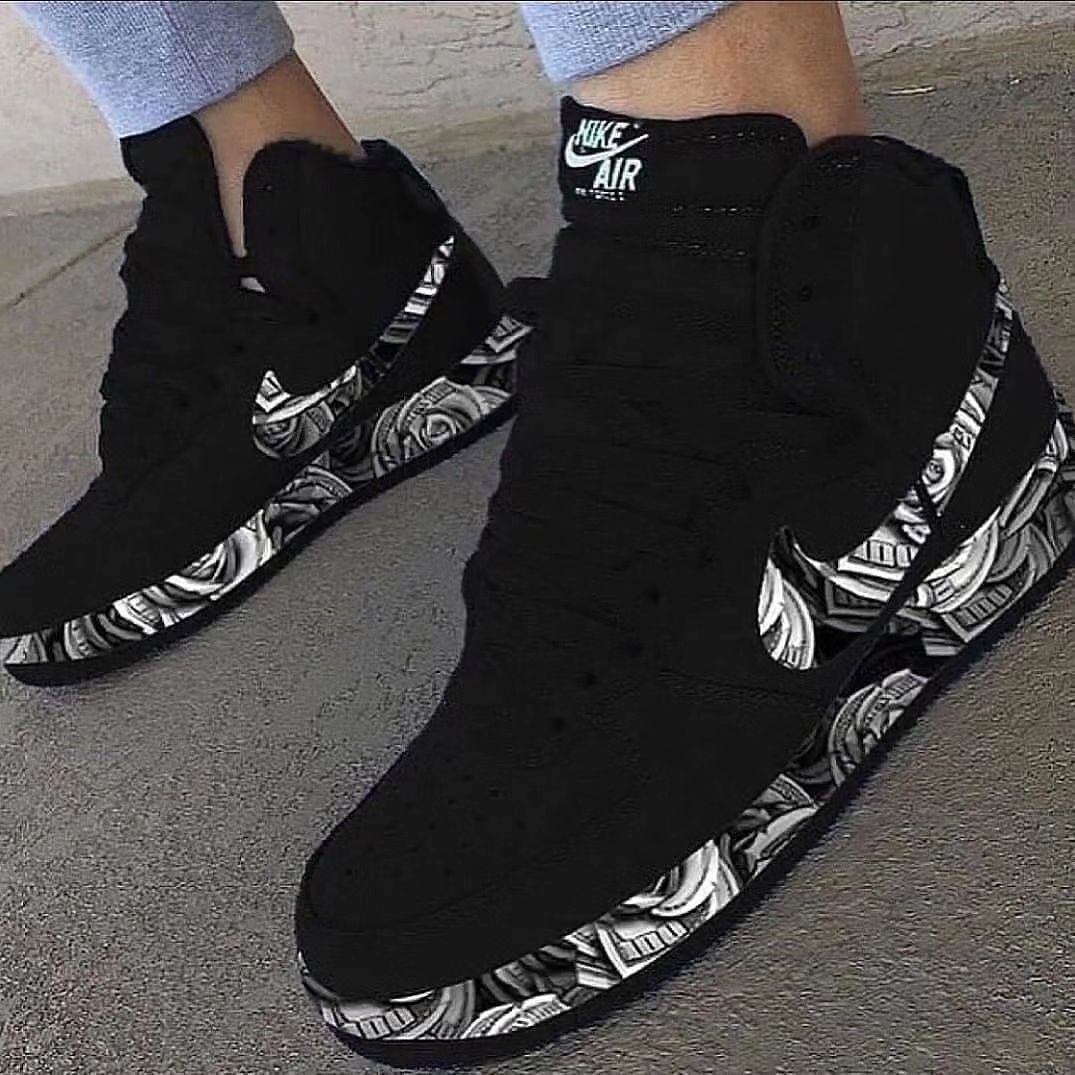 BLACK ROSE CUSTOM AIR JORDAN 1