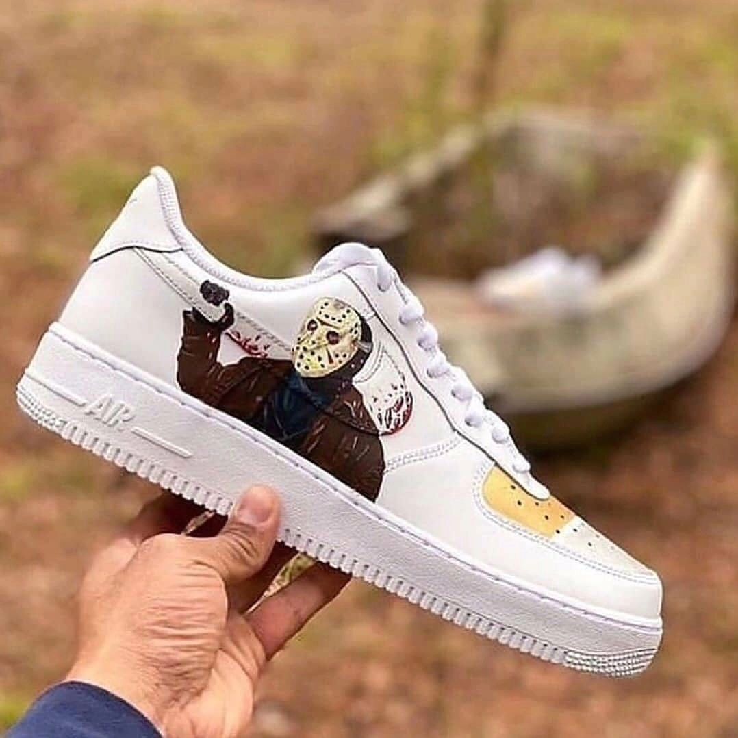 CARTOON ROLE GRIM REAPER CUSTOM AIR FORCE 1