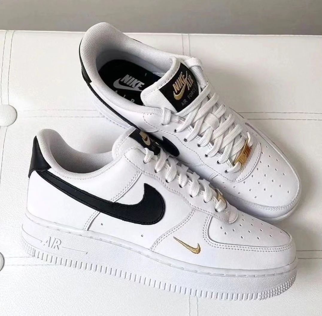 BLACK SWOOSH CUSTOM AIR FORCE 1 - Image 2
