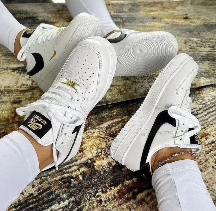 BLACK SWOOSH CUSTOM AIR FORCE 1 - Image 7