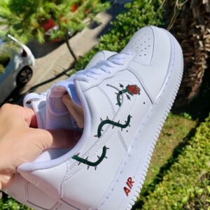 Custom Air Force 1 It'S The Rose For Me