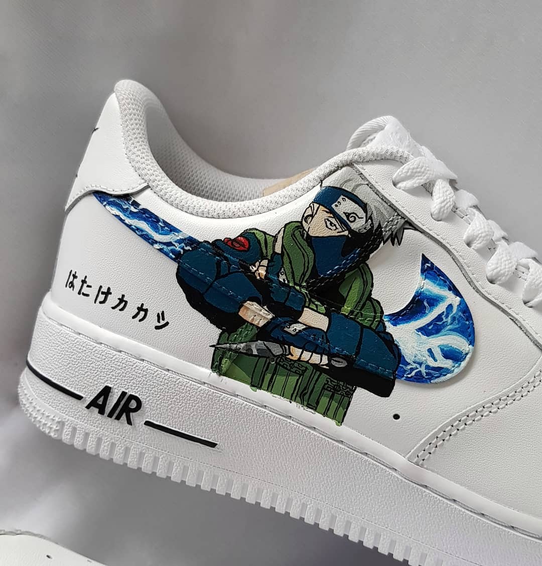 CARTOON ROLE MAGIC BLACK BLUE CUSTOM AIR FORCE 1 - Image 2