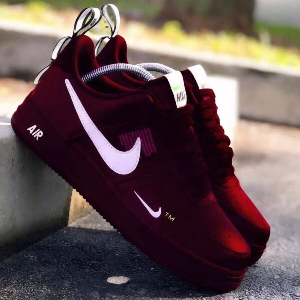 RED WHITE CUSTOM AIR FORCE 1