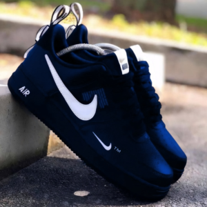 BLUE PURE BLACK CUSTOM AIR FORCE 1