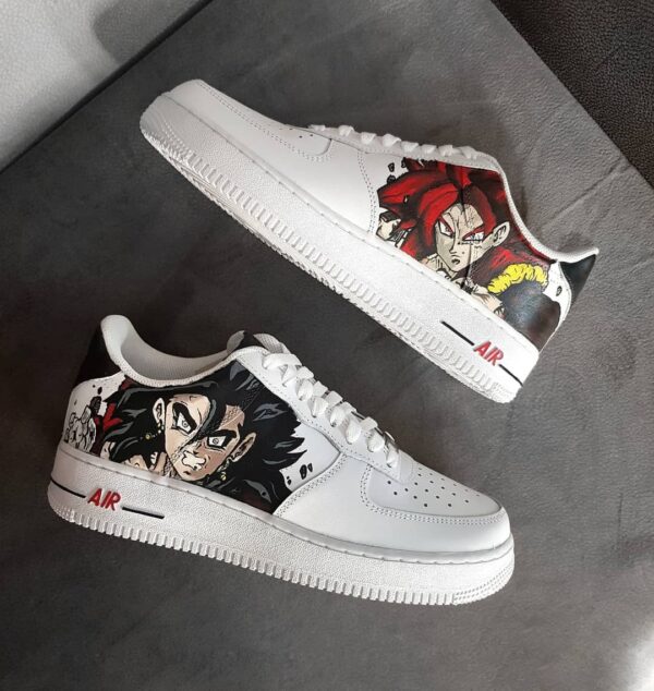 CARTOON ROLE BLACK RED CUSTOM AIR FORCE 1