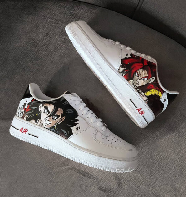 CARTOON ROLE BLACK RED CUSTOM AIR FORCE 1 - Image 8