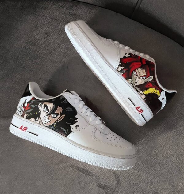 CARTOON ROLE BLACK RED CUSTOM AIR FORCE 1 - Image 2