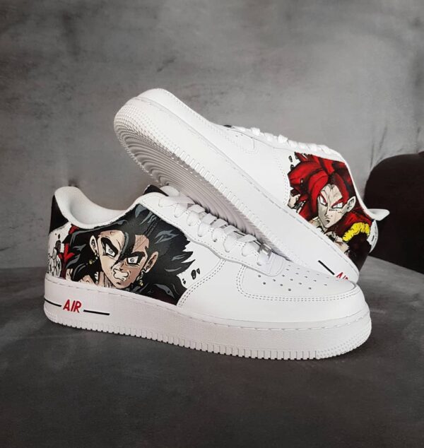 CARTOON ROLE BLACK RED CUSTOM AIR FORCE 1 - Image 5