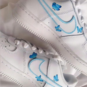 BLUE BUTTERFLY CUSTOM AIR FORCE 1