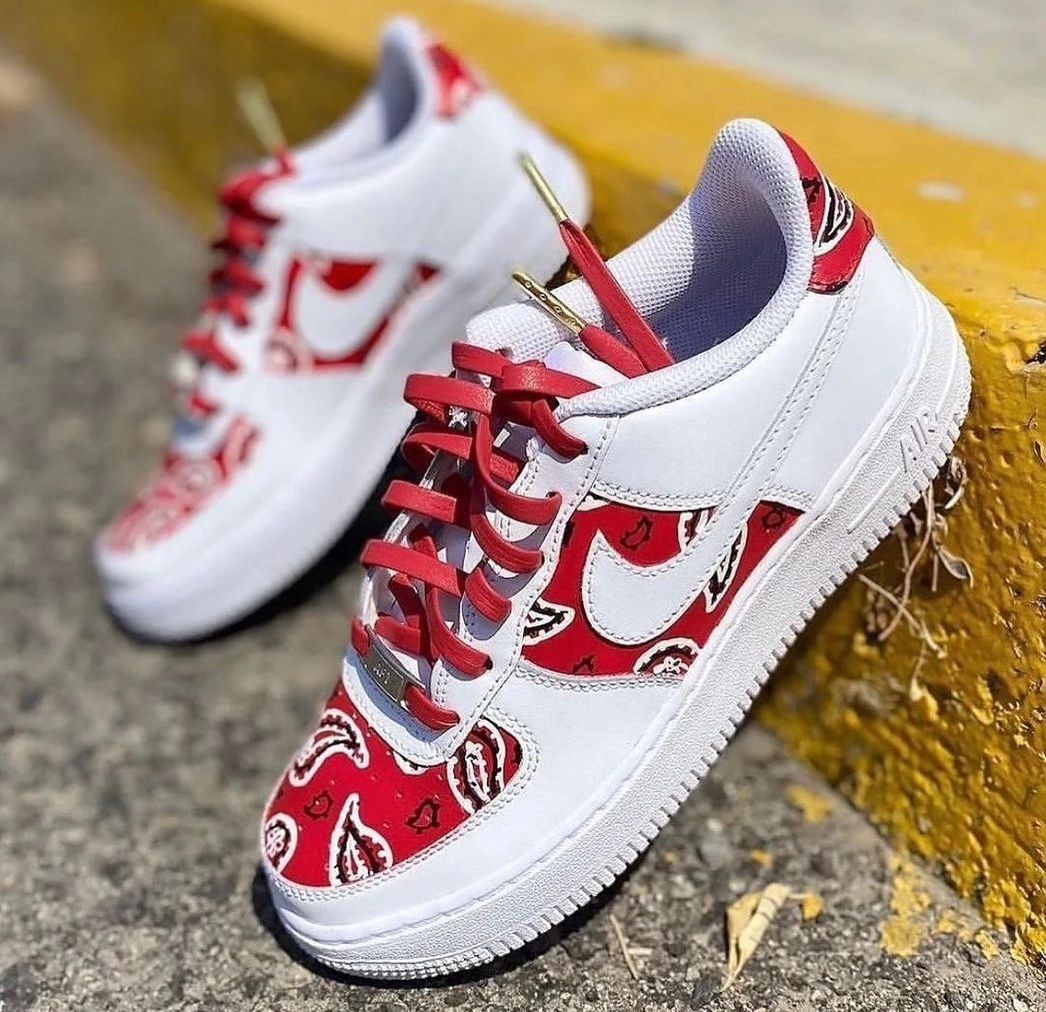 RED LEAF CUSTOM AIR FORCE 1
