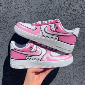 PINK CARTOON CUSTOM AIR FORCE 1