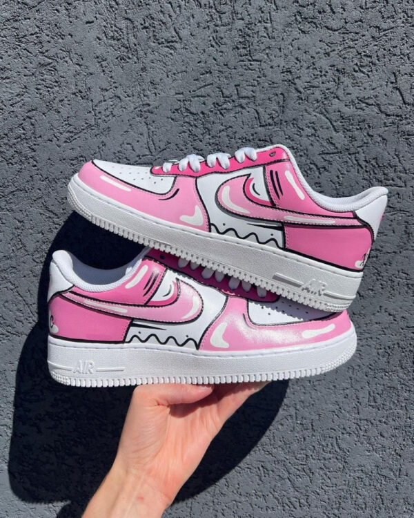 PINK CARTOON CUSTOM AIR FORCE 1