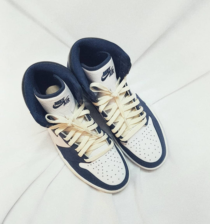 BLACK WHITE CUSTOM AIR JORDAN 1 - Image 6