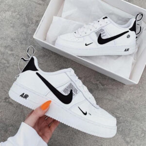 BLACK SMOOTH CUSTOM AIR FORCE 1
