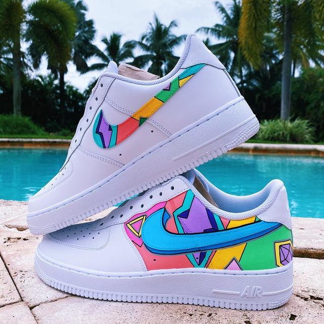 Custom Air Force 1 Stitching Colorful ??