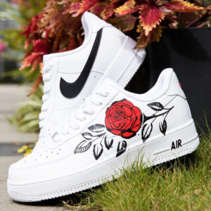 RED ROSE CUSTOM AIR FORCE 1