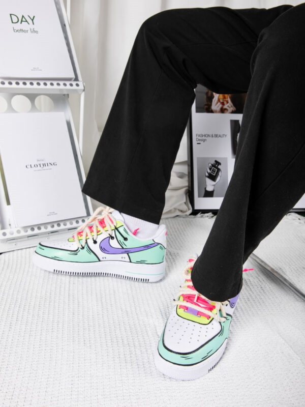 CARTOON DOODLE CUSTOM AIR FORCE 1 - Image 2
