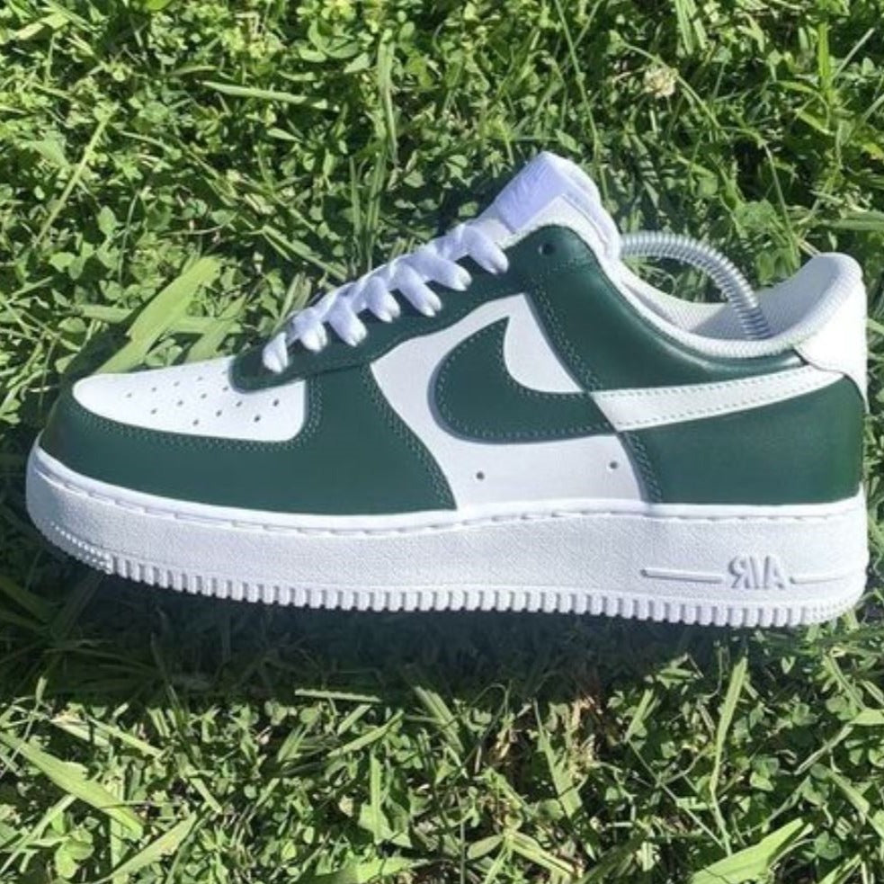 DARK GREEN SMOOTH CUSTOM AIR FORCE 1