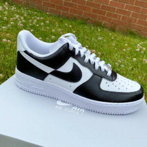 Black And White Custom Air Force 1s