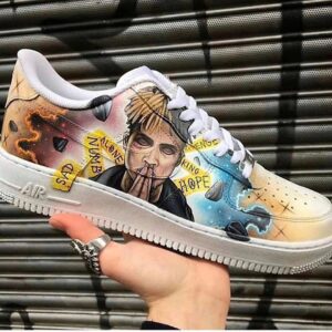 BLACK BLUE CUSTOM AIR FORCE 1