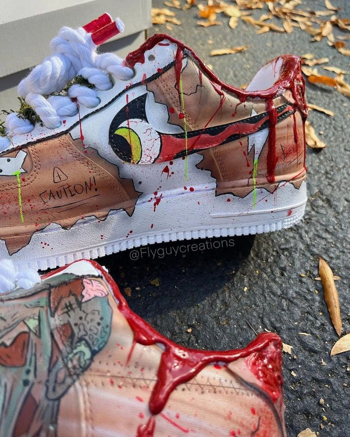 GOSHT BLOODY RED CUSTOM AIR FORCE 1 - Image 9