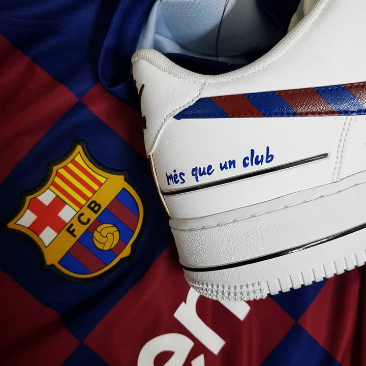 CARTOON ROLE RED BLUE STRIPE SWOOSH CUSTOM AIR FORCE 1 - Image 8