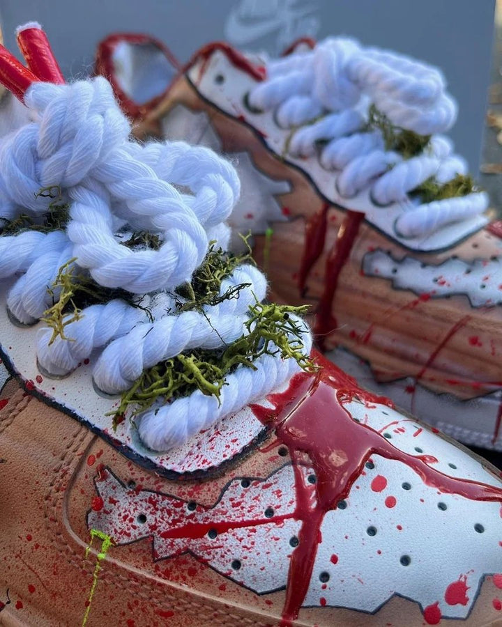 GOSHT BLOODY RED CUSTOM AIR FORCE 1 - Image 12