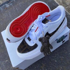 BEAR PENDANT GRAY CUSTOM AIR FORCE 1