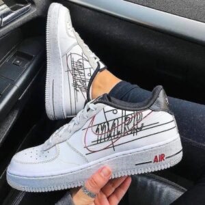 GRAFFITI BLACK LINE CUSTOM AIR FORCE 1