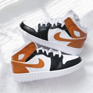 BROWN BLACK CUSTOM AIR JORDAN 1