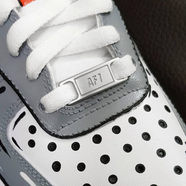 GRAY BLACK CUSTOM AIR FORCE 1 - Image 6