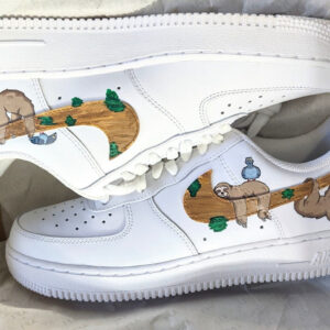 BROWN SLOTH CUSTOM AIR FORCE 1