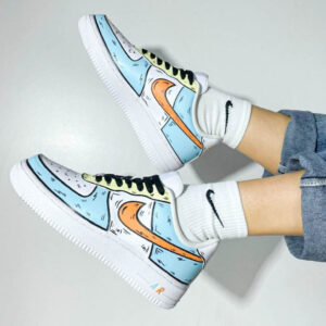 TRICOLOR CARTOON CUSTOM AIR FORCE 1