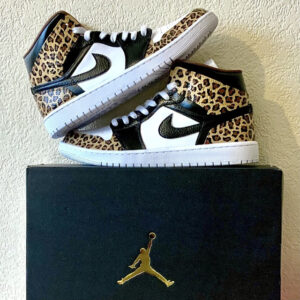 Custom Air Jordan 1 Leopard Print ??