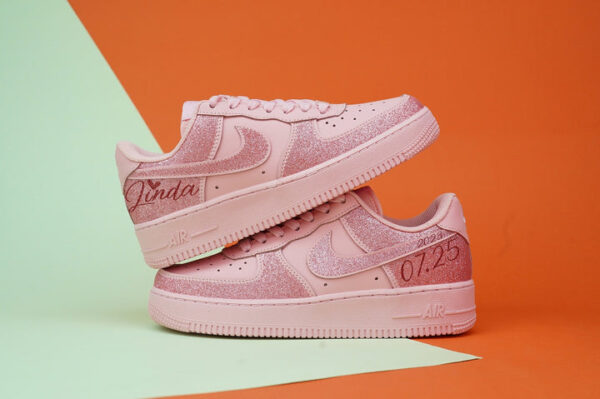 PINK CUSTOM AIR FORCE 1 - Image 8