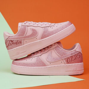 PINK CUSTOM AIR FORCE 1