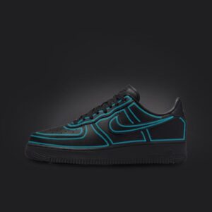 BLACK BLUE CUSTOM AIR FORCE 1