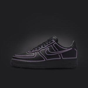 BLACK PURPLE CUSTOM AIR FORCE 1
