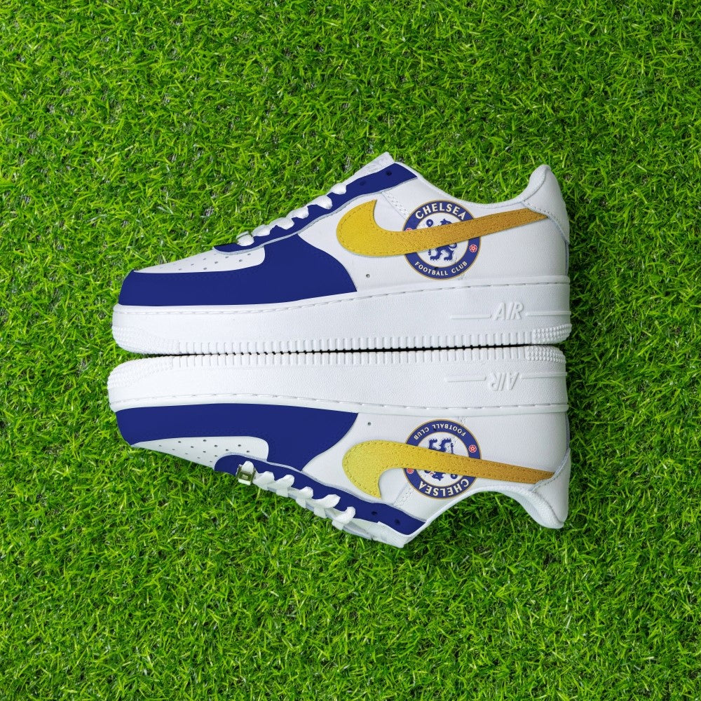 CHELSEA BLUE YELLOW CUSTOM AIR FORCE 1