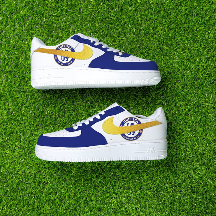 CHELSEA BLUE YELLOW CUSTOM AIR FORCE 1 - Image 8