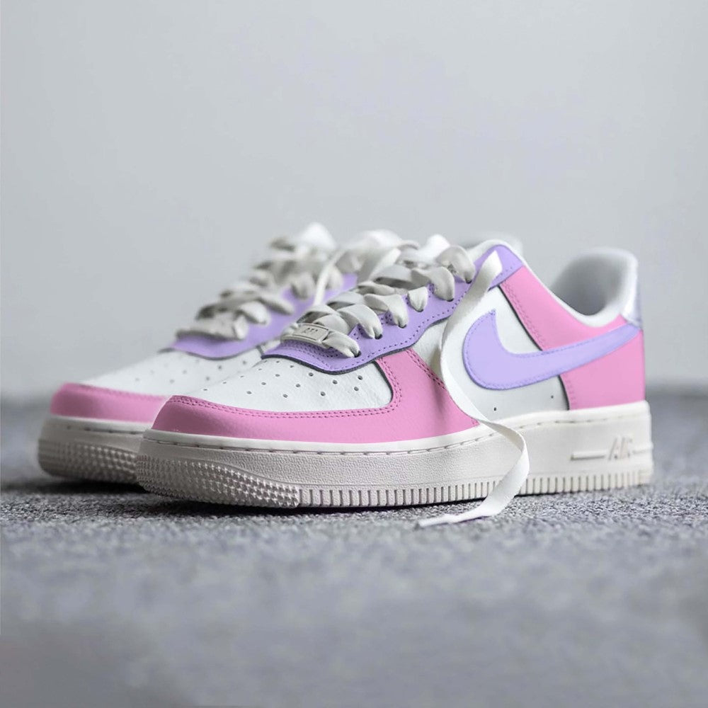 PINK PURPLE CUSTOM AIR FORCE 1